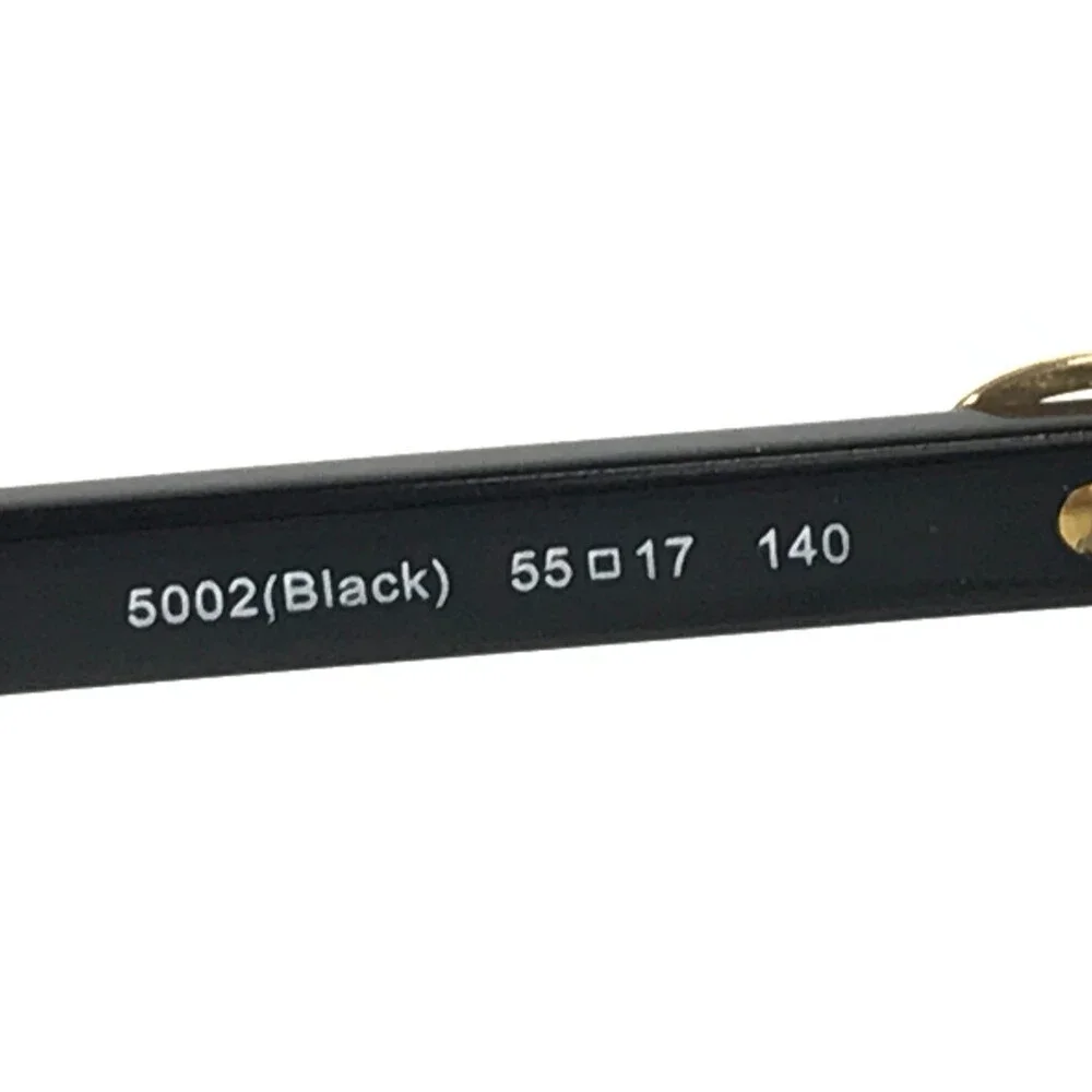 Coach Eyeglasses Frames HC6182F 5002 Shiny Black Gold Square Full Rim 55-17-140 - Picture 11 of 12